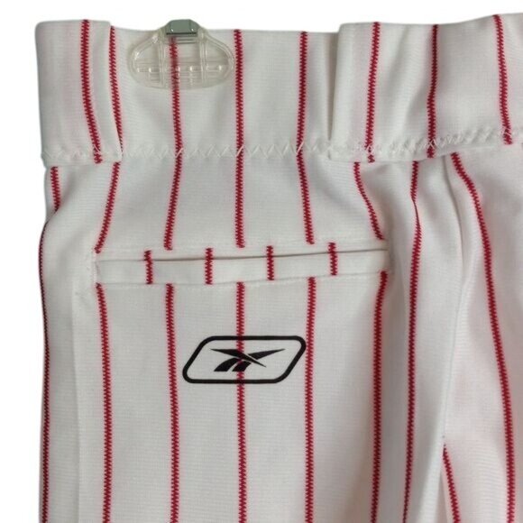 Reebok Size Youth Large Baseball Pants Red Stripe Pattern 100% Polyester NEW - Picture 7 of 12